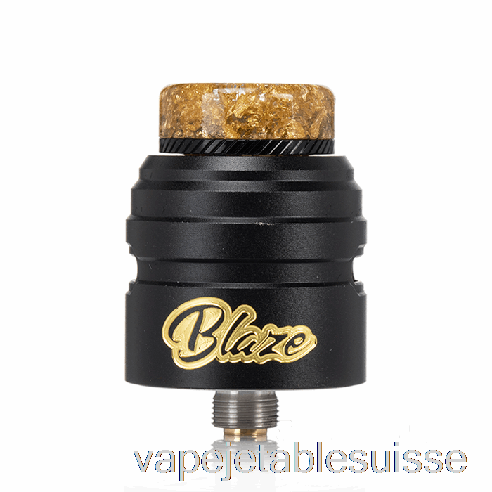 Vape Suisse Créations Thunderhead Blaze Solo 24mm Bf Rda Or Noir